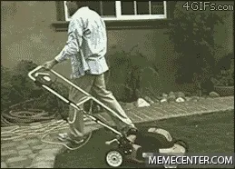 meteor powered lawnmower